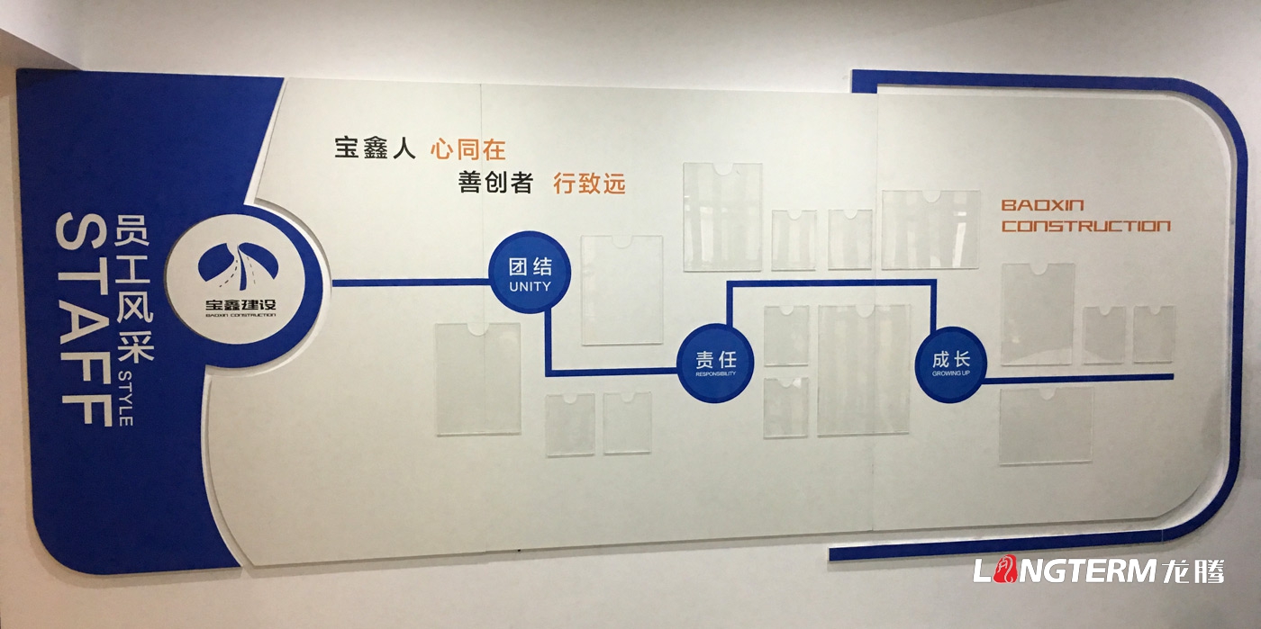 成都企业文化建设_集团公司文化墙、照片墙、楼梯过道、走廊文化、大厅形象墙设计制作及施工安装